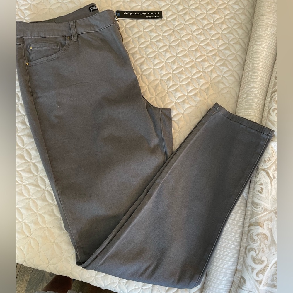 Dark grey skinny jeans